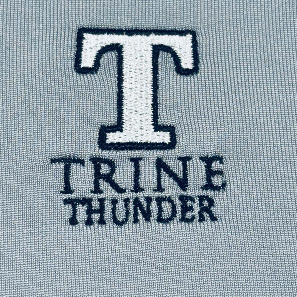 Under Armour Playoff Polo Mens Medium Grey Trine Thunder Ombre Stripe Golf NWT - Picture 5 of 11